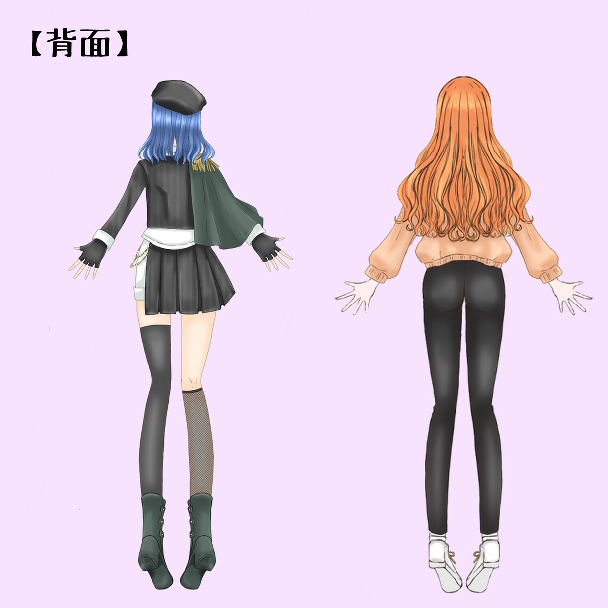 衣装三面図描きます 細かい小物や隠れている部分までこだわりを。 イメージ5