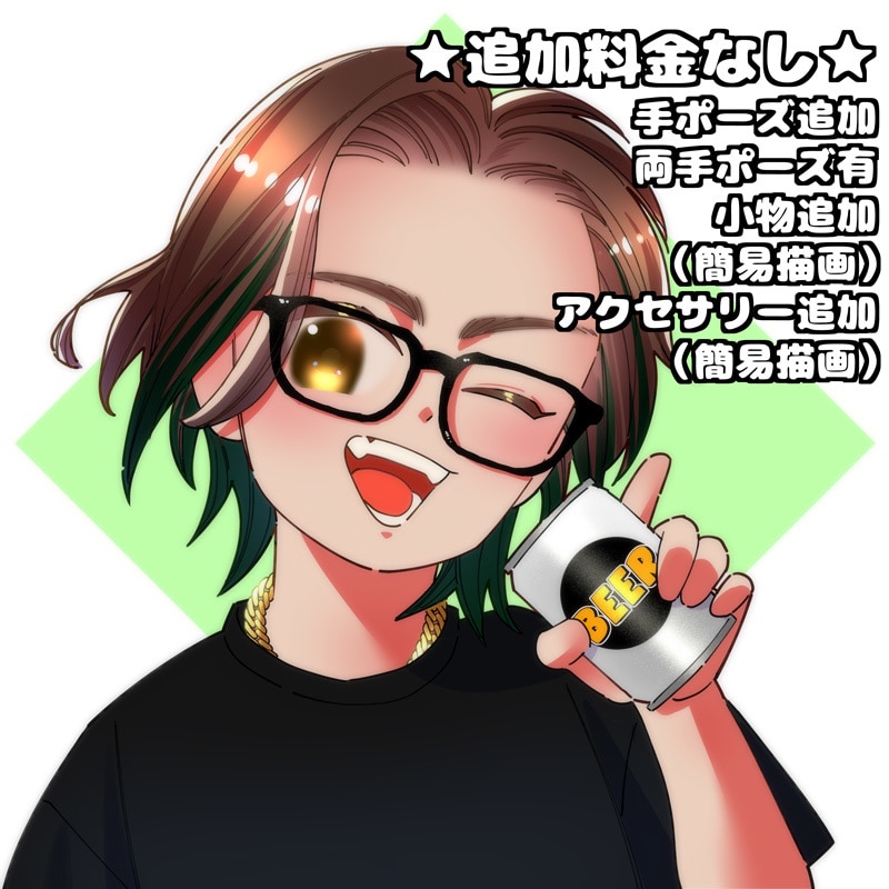 顔写真から二次元化OK！SNS用アイコン描きます リアルじゃなくていいけど特徴は残ってる似顔絵が欲しい方に！ イメージ2
