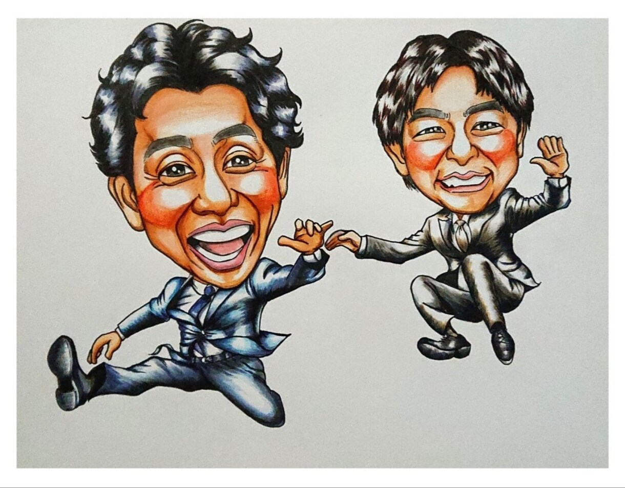 可愛い 似顔絵 ☆お写真からお描きします 想いを伝えたい大切な人へのプレゼントに イメージ9
