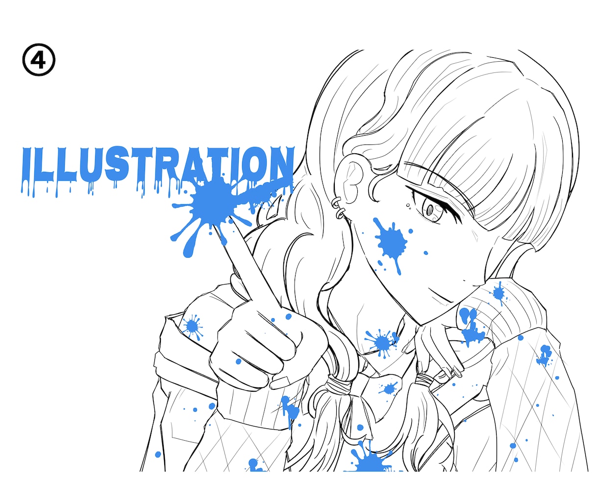 SNSアイコン等、ご要望に沿ったイラスト描きます 作業工程がよくわかる、初めての方でも安心のサービスです イメージ5