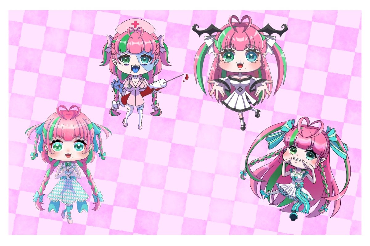 ＳＤキャラお仕立て致します はっきりとした色でかわいく描きます！！ イメージ2