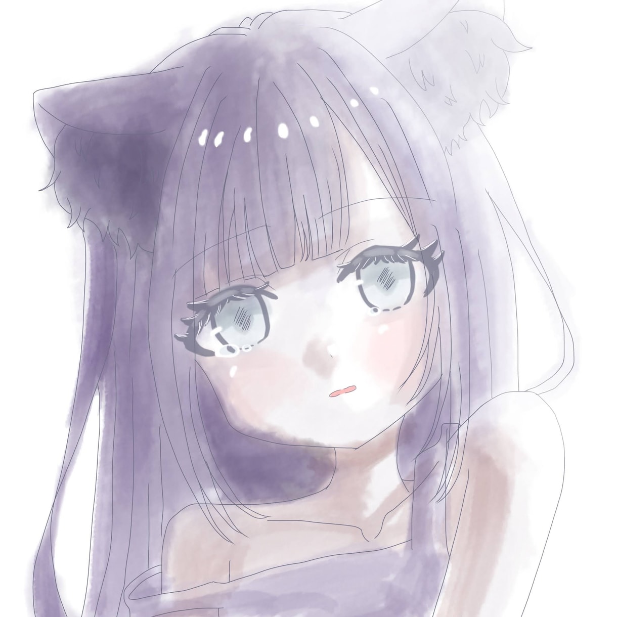 儚い水彩風SNSアイコン描きます SNSアイコン、配信などに！！！ イメージ1