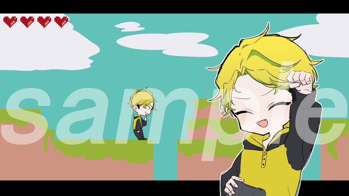 歌ってみたに使える！魅力的なイラスト制作いたします 歌い手さん、動画師さん必見！動画映えするイラストを求める方に イメージ6