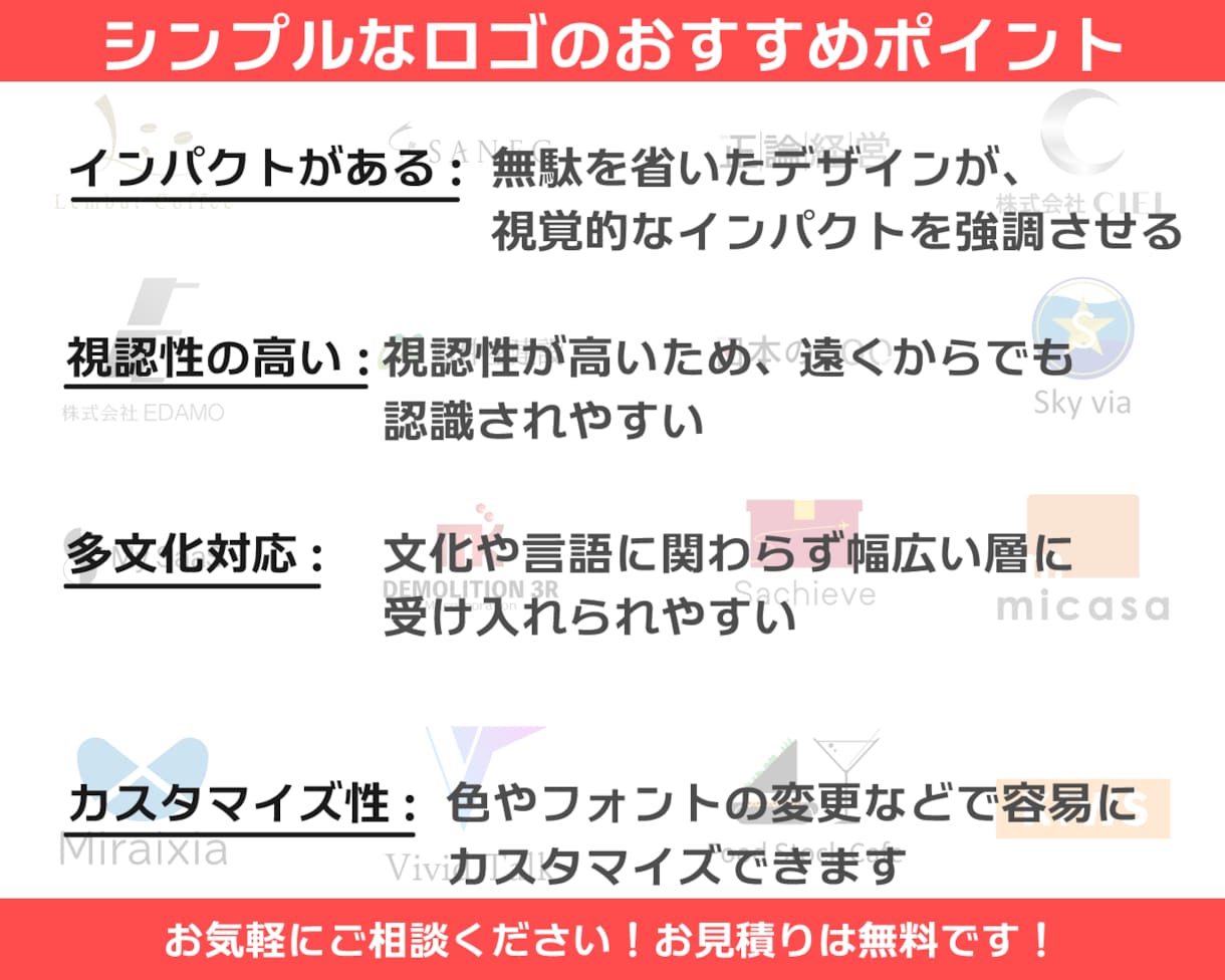 初案7案作成！プロがシンプルなロゴをご提案します 【総合実績400件以上】【高品質】【起業者にオススメ】 イメージ3