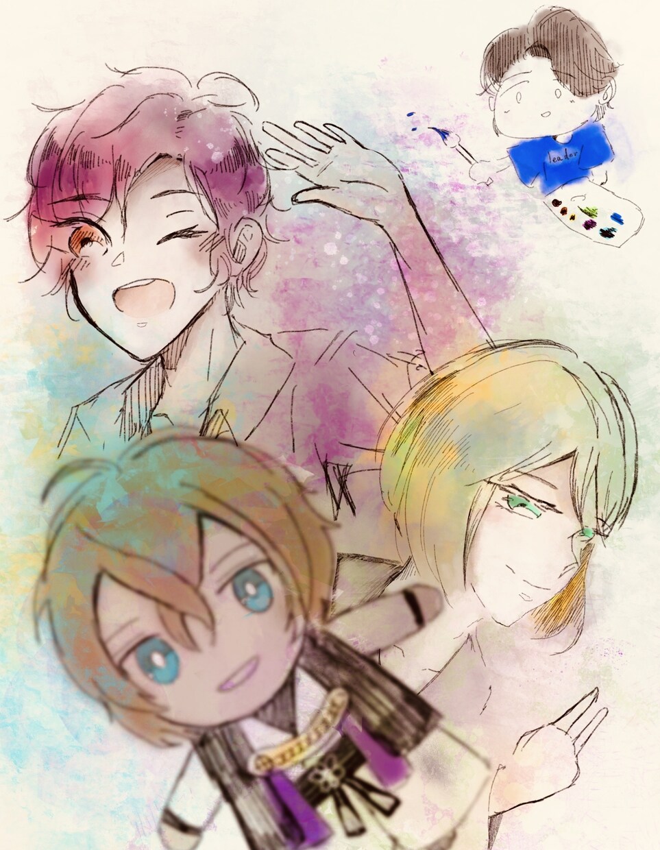 テーマに沿ったイラスト描きます 挿絵、表紙、二次創作でもなんでも描いちゃいます イメージ1