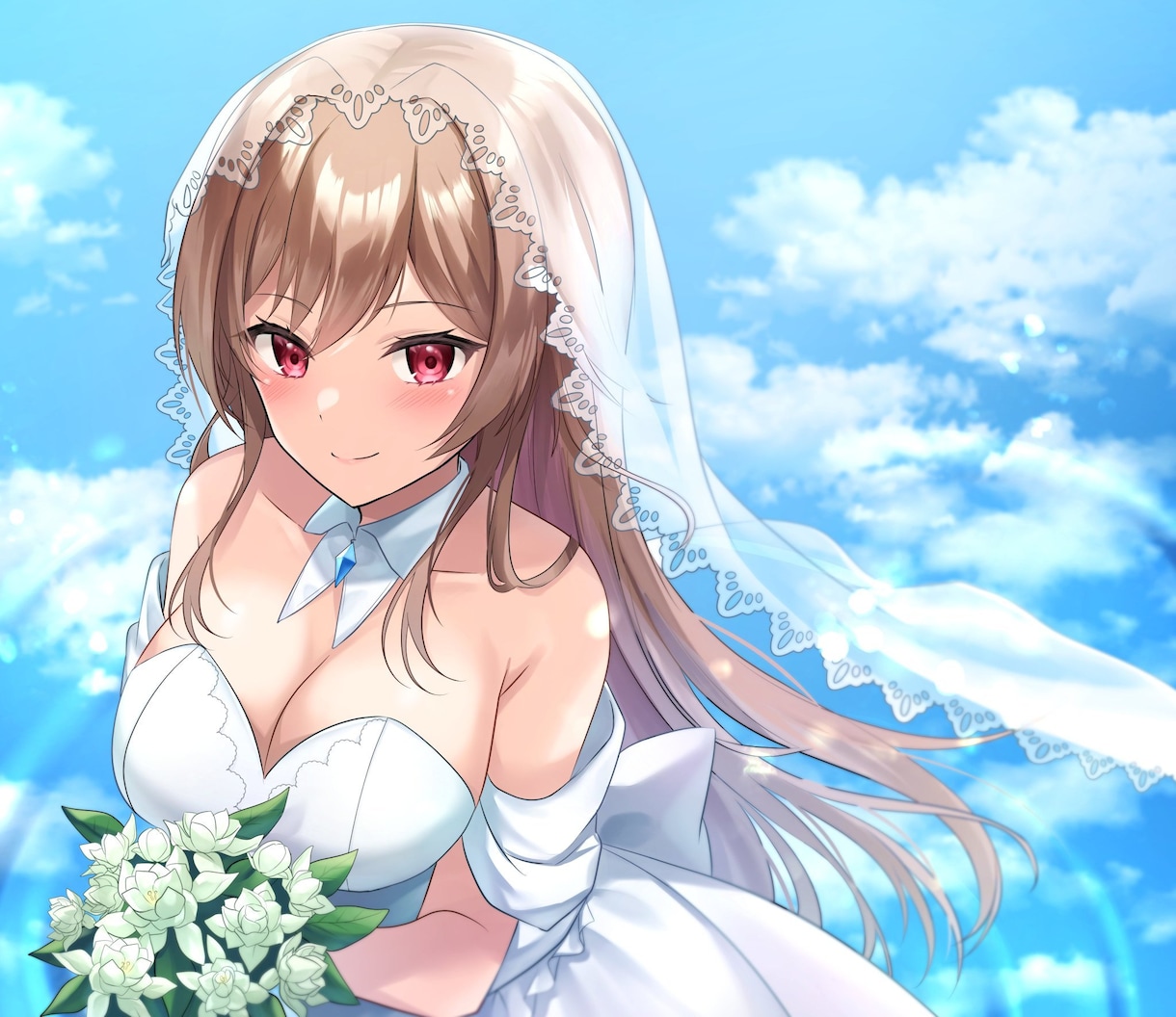 動画サムネや表紙・壁紙に！一枚絵イラスト作成します 可愛い、キレイ系のイラストをお届けします！ イメージ2
