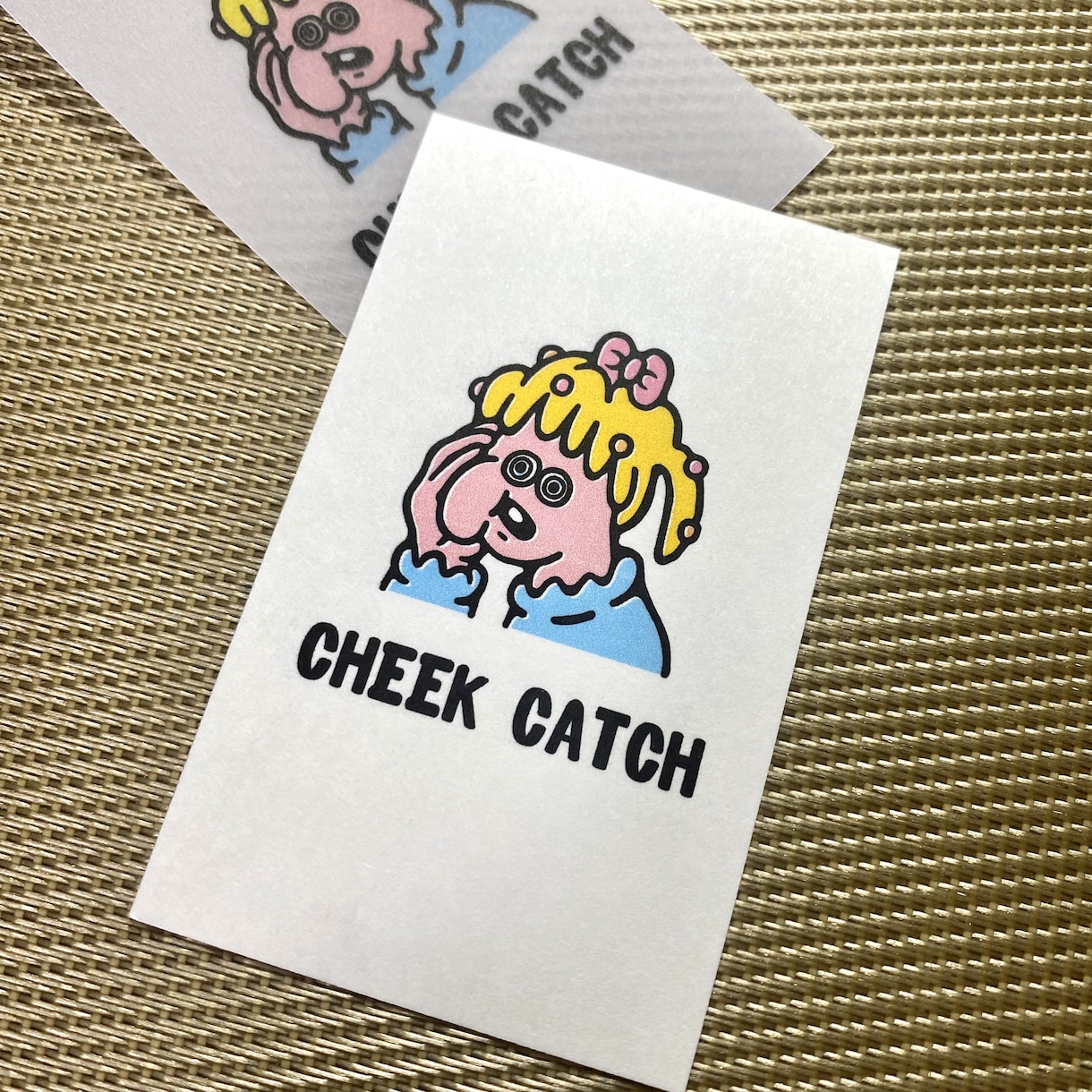 50枚セット！タグカード/ピアス台紙を作成します インパクト大！サンクスカードや名刺にもなる！個性むきだし☆ イメージ6