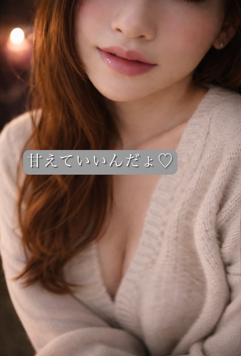 甘えたい夜に♪あなた専用お姉さんが寂しさも埋めます ひとりで我慢しないで。甘え下手でも、優しく受け止めるよ イメージ1