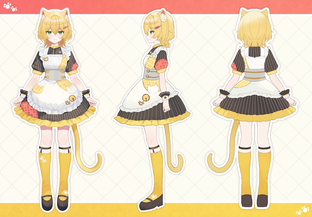 VTuberモデルの全行程を制作します キャラデザからLive2Dモデリングまで対応します！ イメージ9