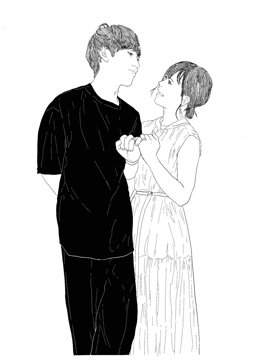 ウェディングのイラストを描きます 写真をもとにウェディングに使えるイラストを制作します！ イメージ3