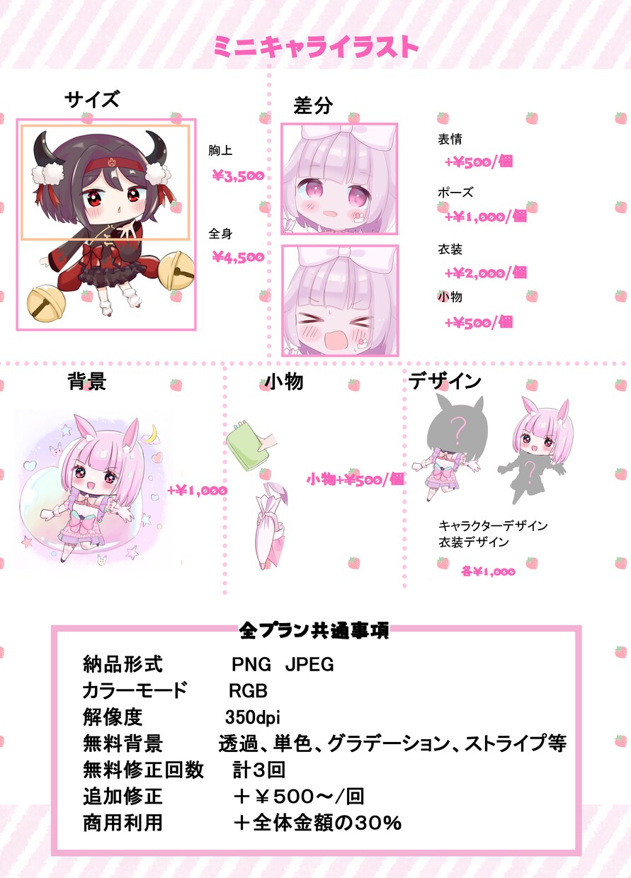 安くてかわいいイラスト描きます アイコン/配信/歌ってみた/動画/グッズ/ゲーム等に！ イメージ3