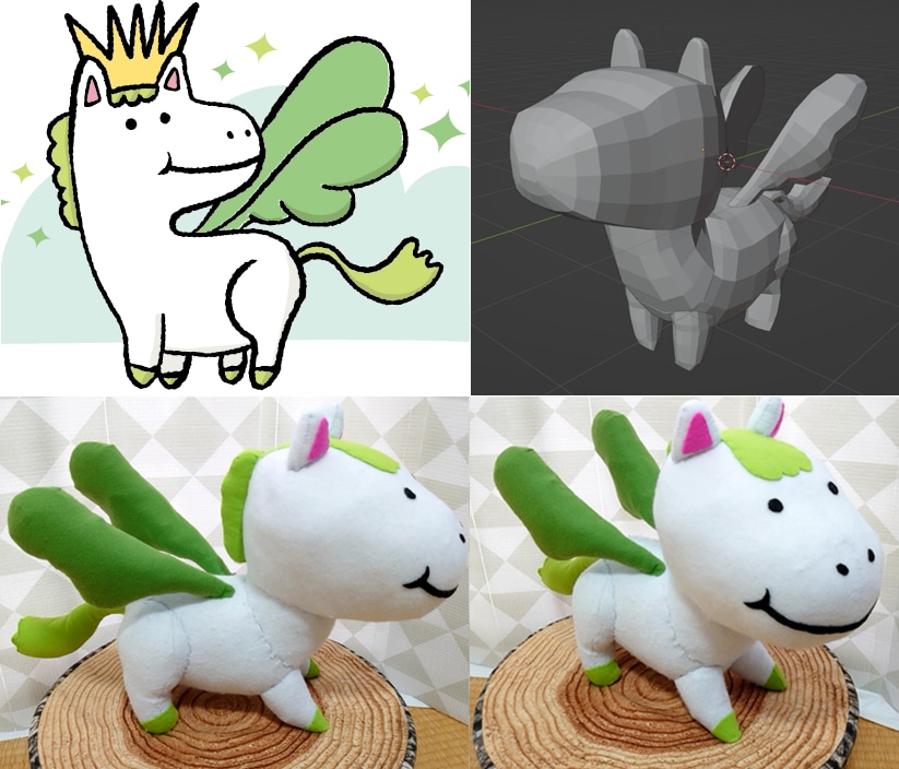 世界にひとつのオリジナルぬいぐるみを作ります 3Dモデルから作成することで高い精度で作ることができます イメージ4
