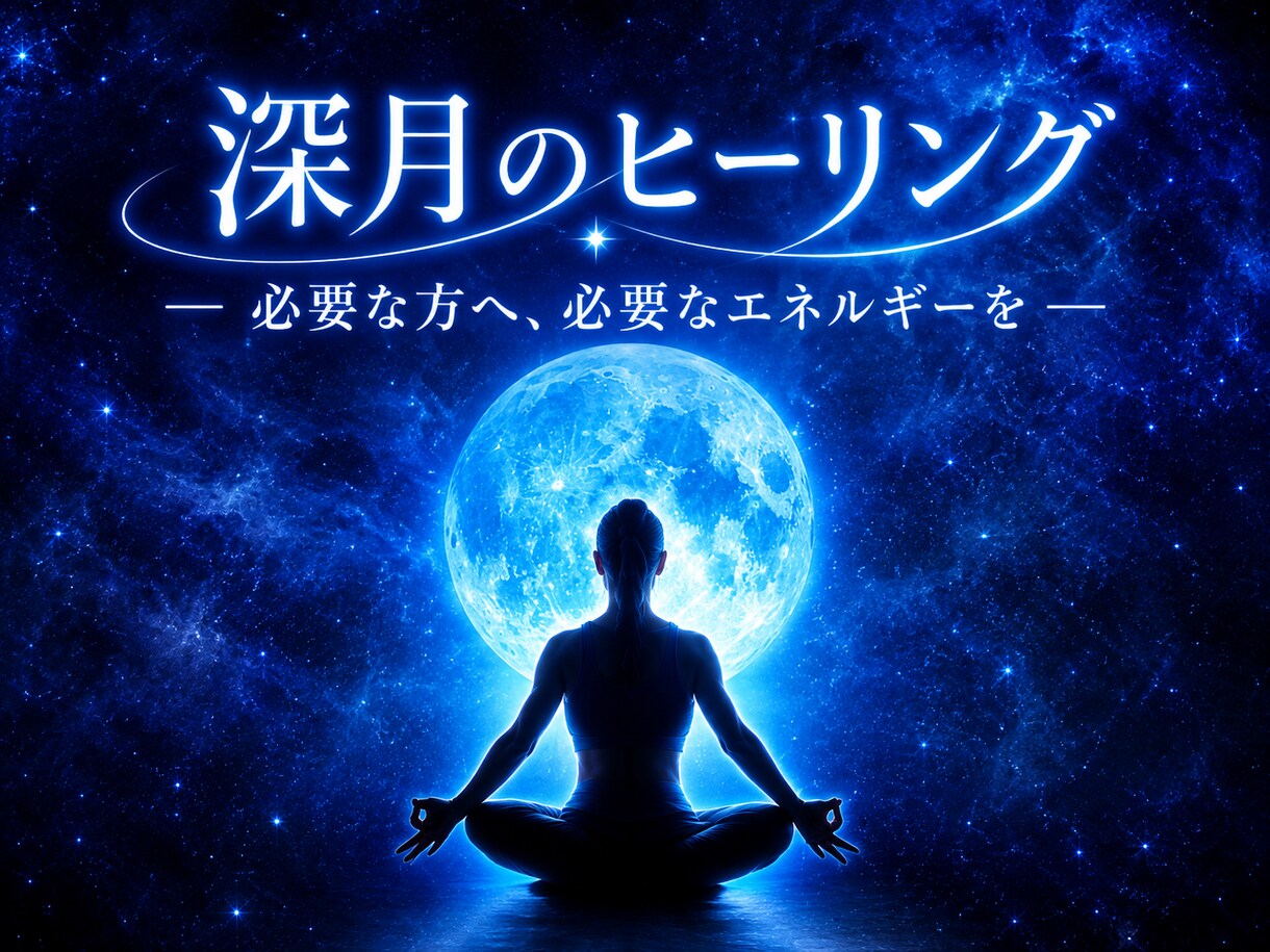 深月のヒーリング送ります 必要な方へ必要なタイミングでお届けいたします イメージ1