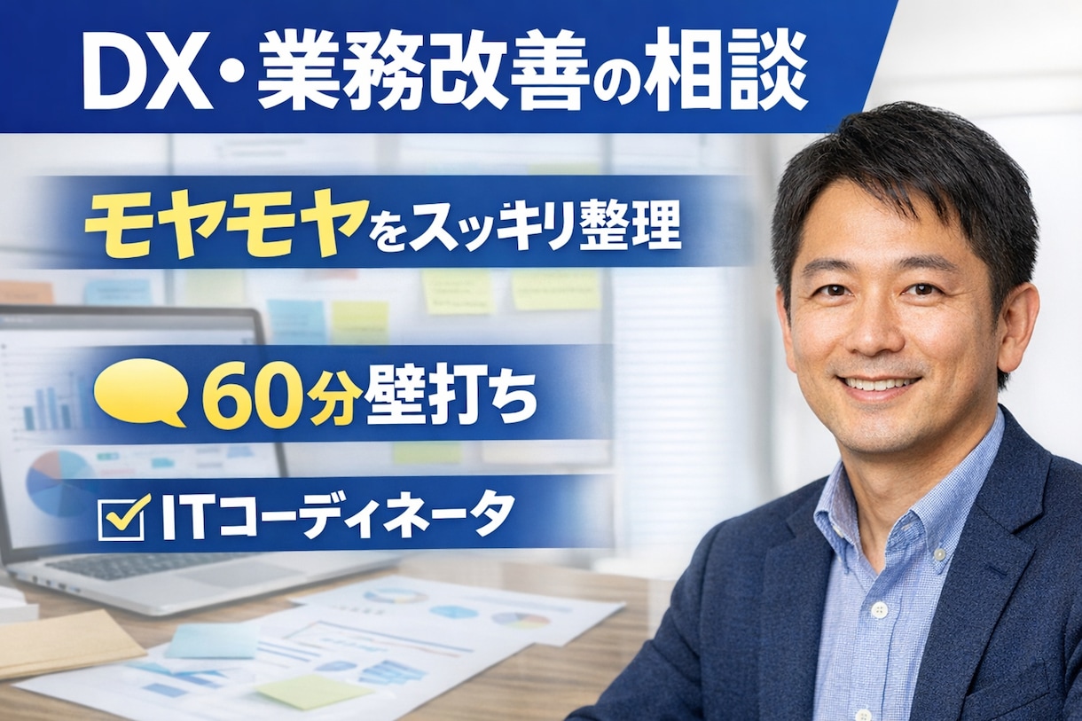 中小企業・個人事業の思考整理｜60分壁打ちします 一度、頭の中を整理する時間をつくりませんか？ イメージ1
