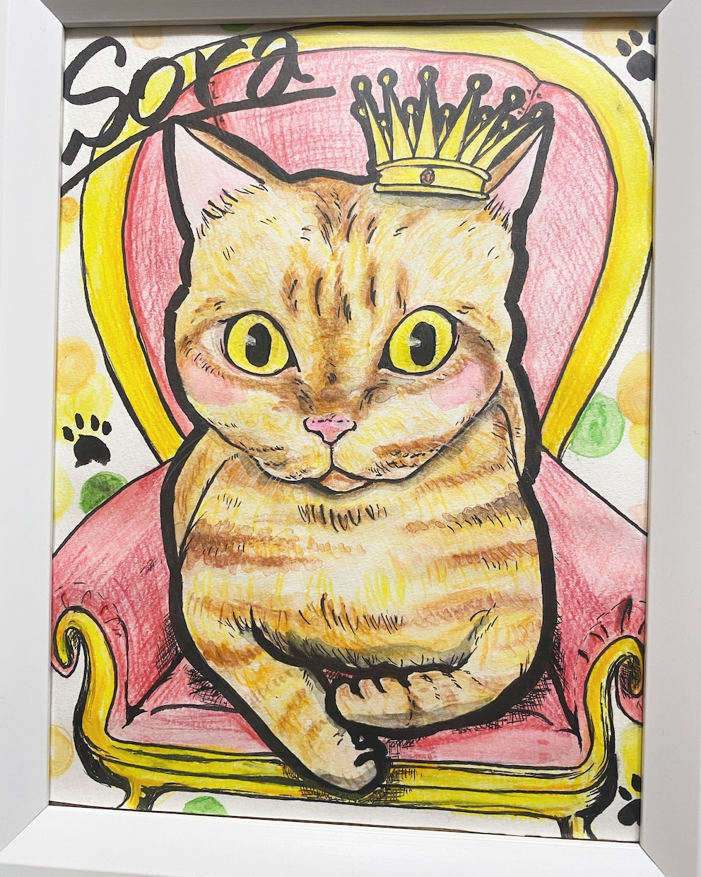 完全手描きのくっきりデフォルメ似顔絵描きます 思わず笑顔になるほっこり水彩似顔絵 イメージ4