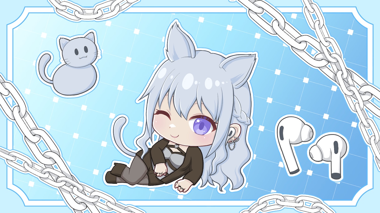ミニキャライラスト描きます 【商用利用込】衣装など丁寧に書き込みます！ イメージ5