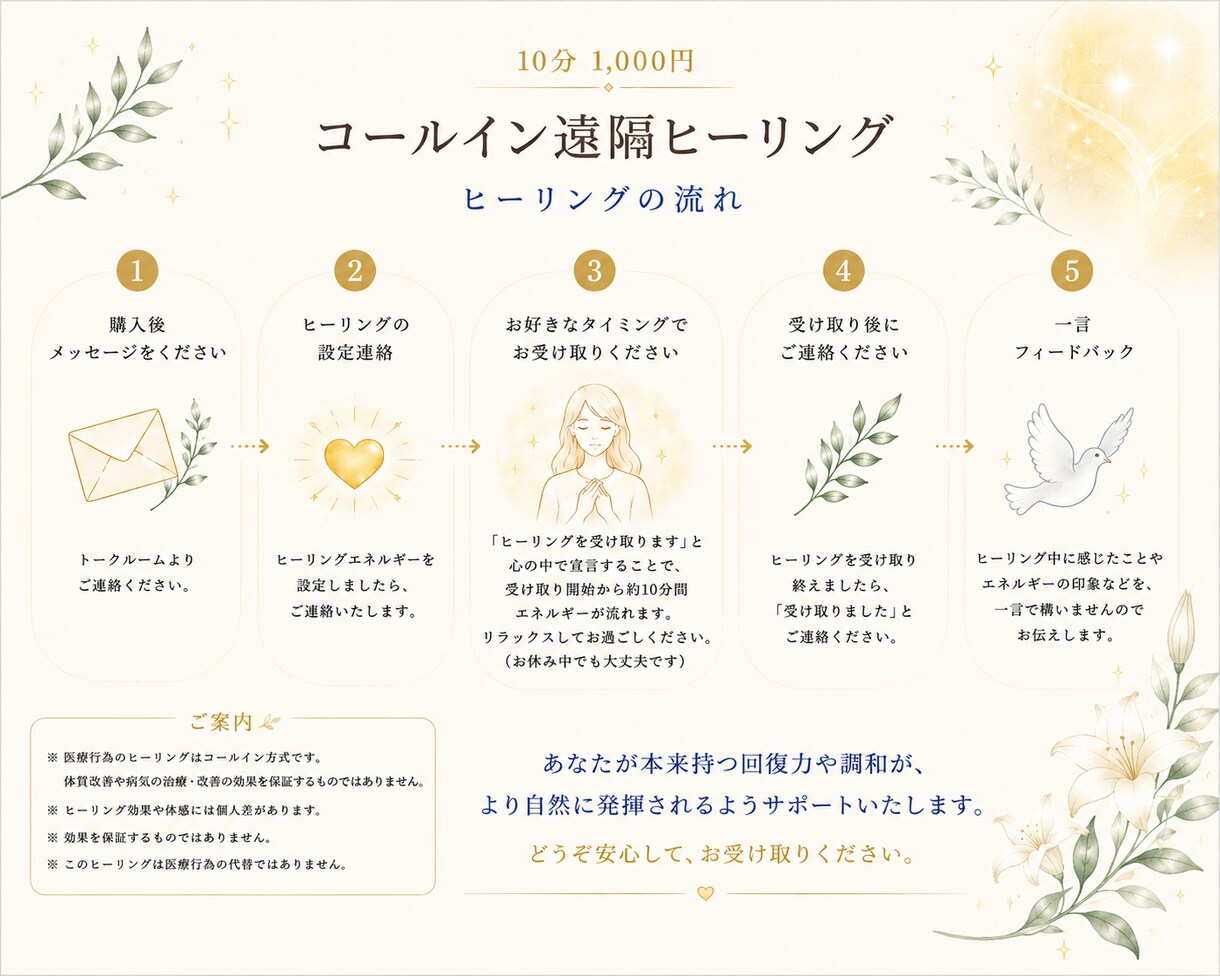 聖マリアヒーリング|心身のエネルギーを整えます 聖マリアの無条件の愛でエネルギーを循環させます イメージ3