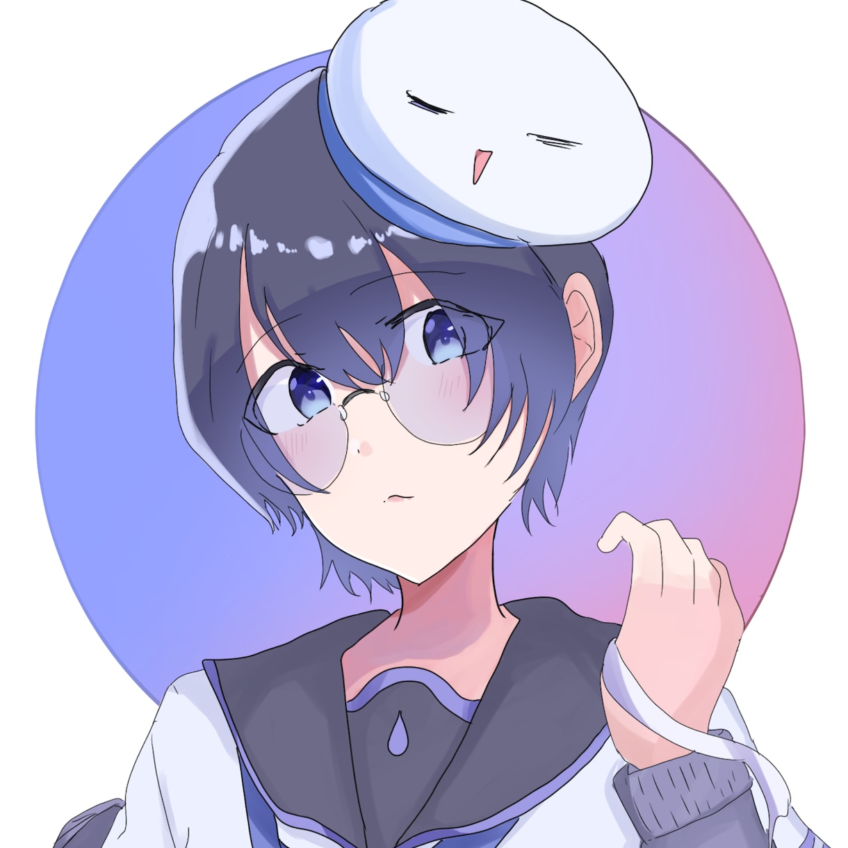 視線誘導を使った注目されやすいアイコン描きます アイコンはあなたの顔になる！特別なアイコンイラスト描きます イメージ1