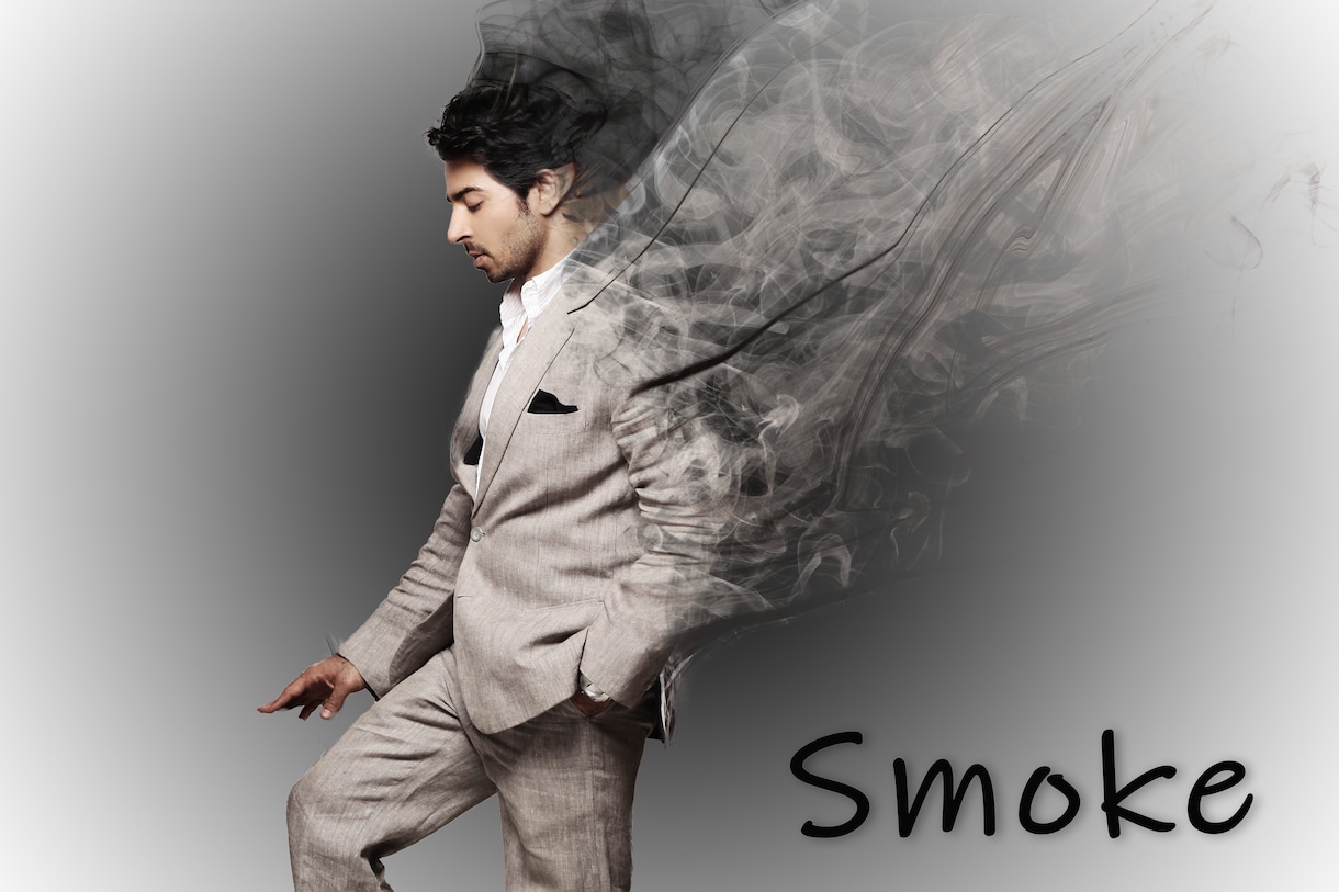 アナタの画像でSNSアイコン作ります 【Smoke Effect】世界で一つだけのアイコン作成 イメージ2