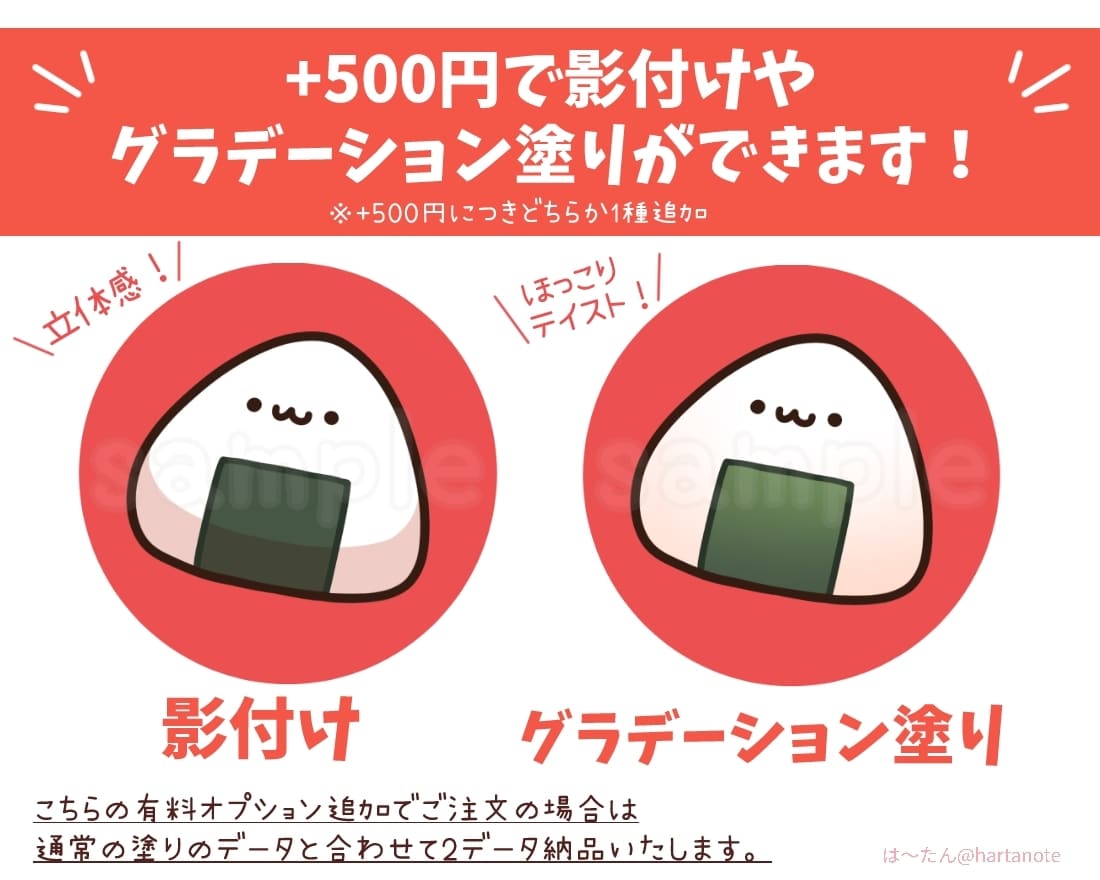 ゆるかわいくて癒される食べ物アイコンお描きします シンプルで印象に残りやすく、見る度ほっこりするアイコン制作! イメージ4