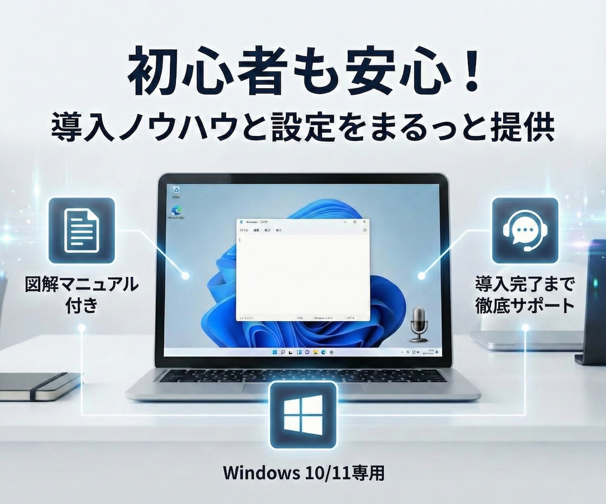 WindowsにChatGPT音声入力を導入します 月額数十円〜で運用可！ケバ取りや要約も自動化◎ イメージ4