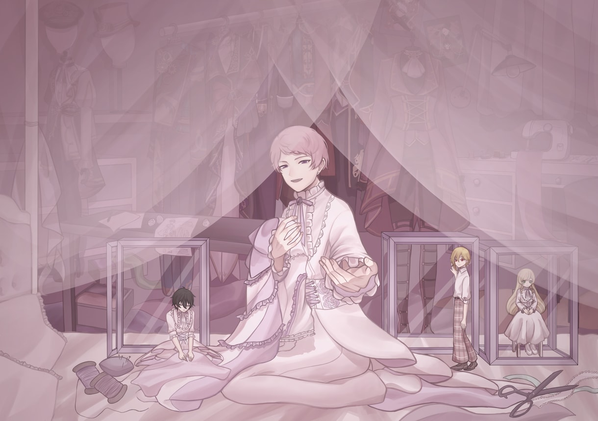 暗くて儚いアイコン・イラスト描きます 青年、少年、少女を可愛く描くのが得意です！ イメージ5