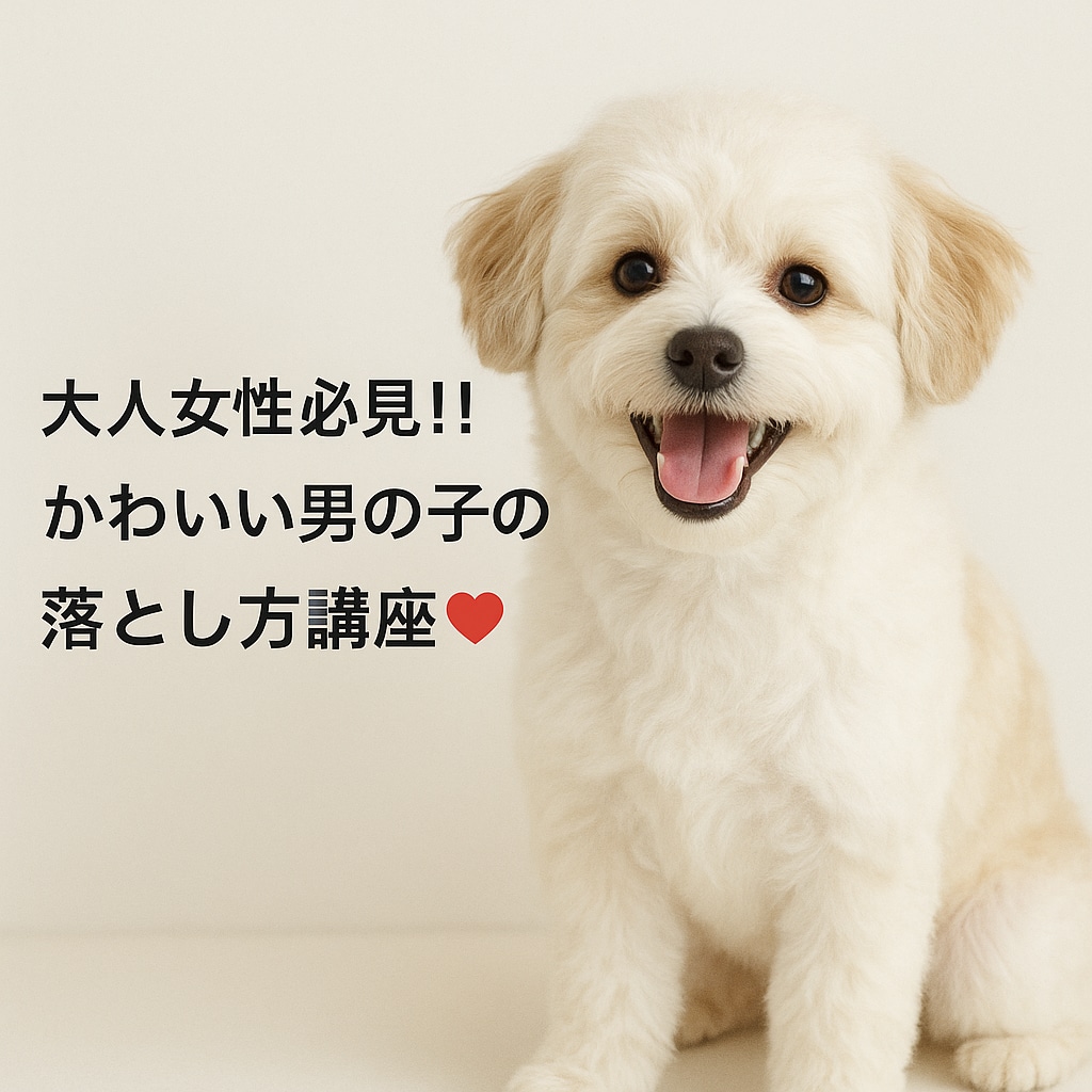大人女性必見！若い男の子との出会いサポートします かわいい男の子と仲良くしたい大人女性の皆様のサポートします イメージ1