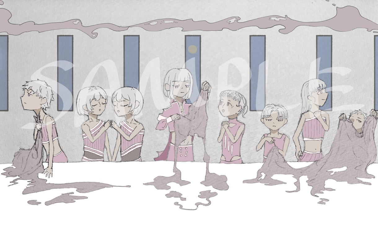 商用利用可◎一枚絵をお描きします 低彩度で落ちついた雰囲気の絵を得意としております！ イメージ2