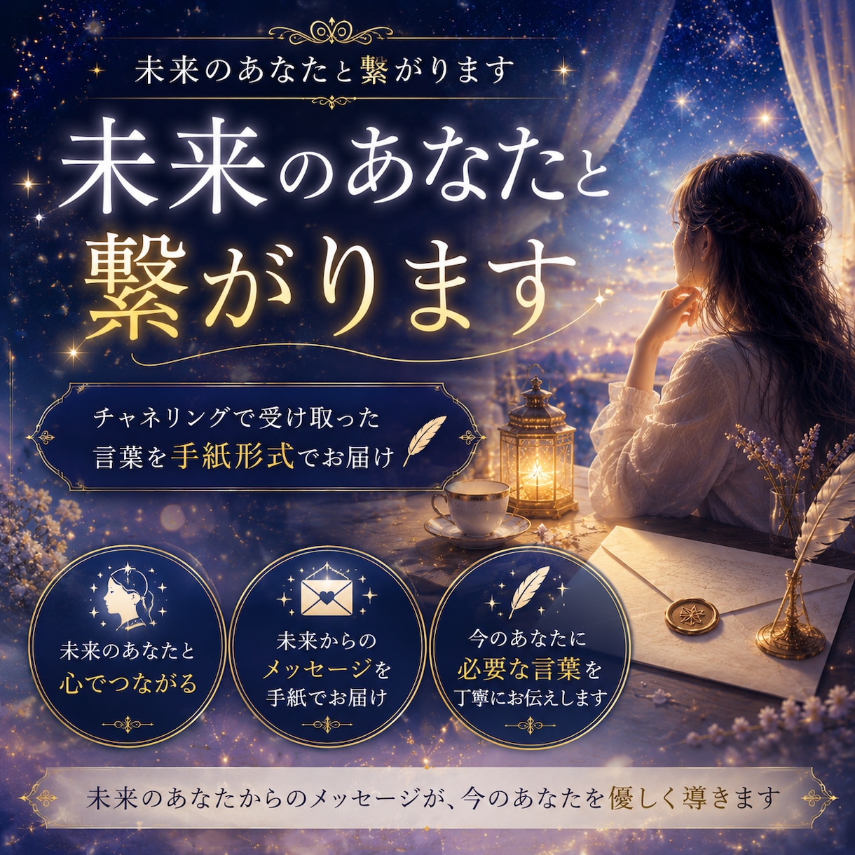 未来のあなたから今のあなたへ手紙を届けます 先の見えない今に、未来のあなたから希望と道しるべを届けます イメージ5