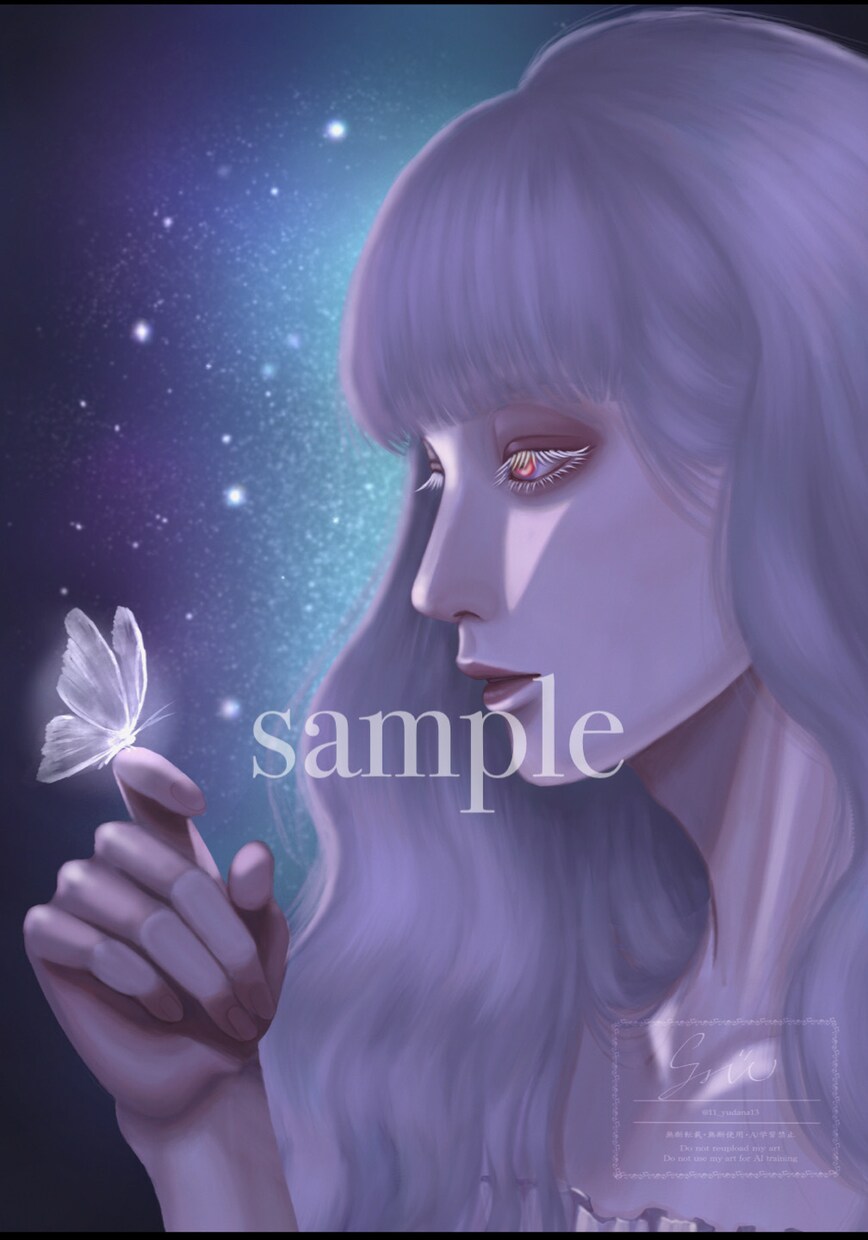 厚塗りで耽美、幻想的なイラストを作成します 【商用利用可】MV、KV、サムネ、表紙イラスト、立ち絵など イメージ4