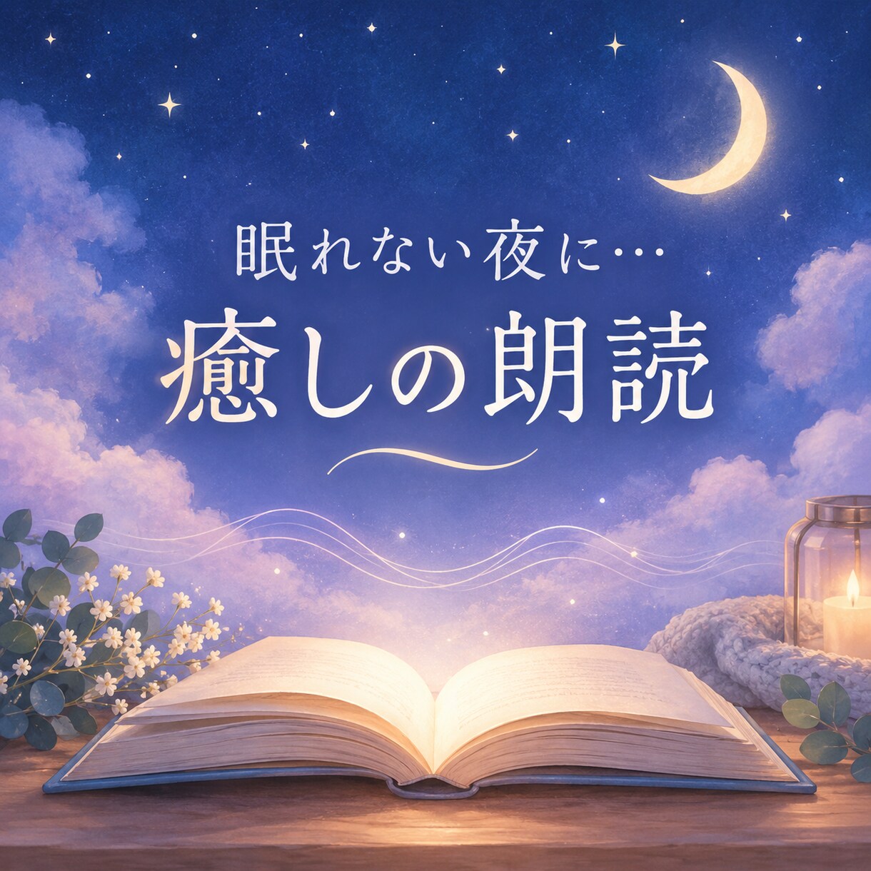 寝落ち・睡眠用に◇「癒しの朗読」をお届けします 今夜は安心して眠りませんか？あなたのためだけに、朗読します。 イメージ1
