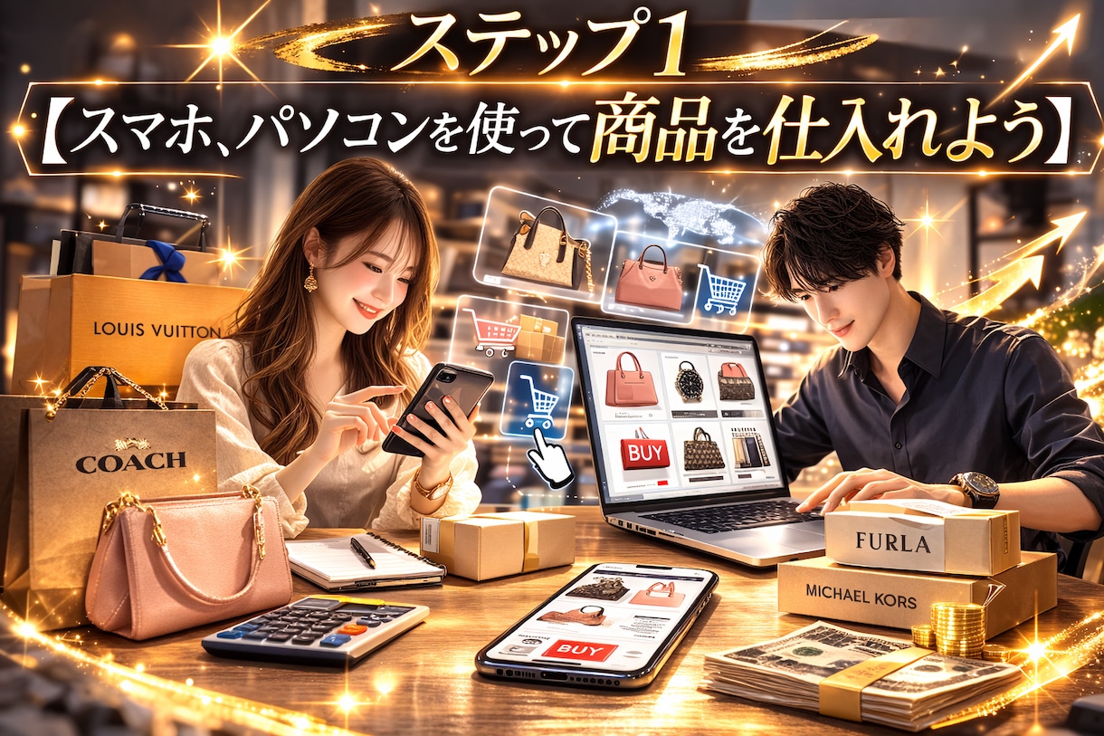 ブランド仕入れ×フリマ販売で利益を出す方法教えます 【残り1名】2日間限定半額セール 通常3万円→1.5万円 イメージ5
