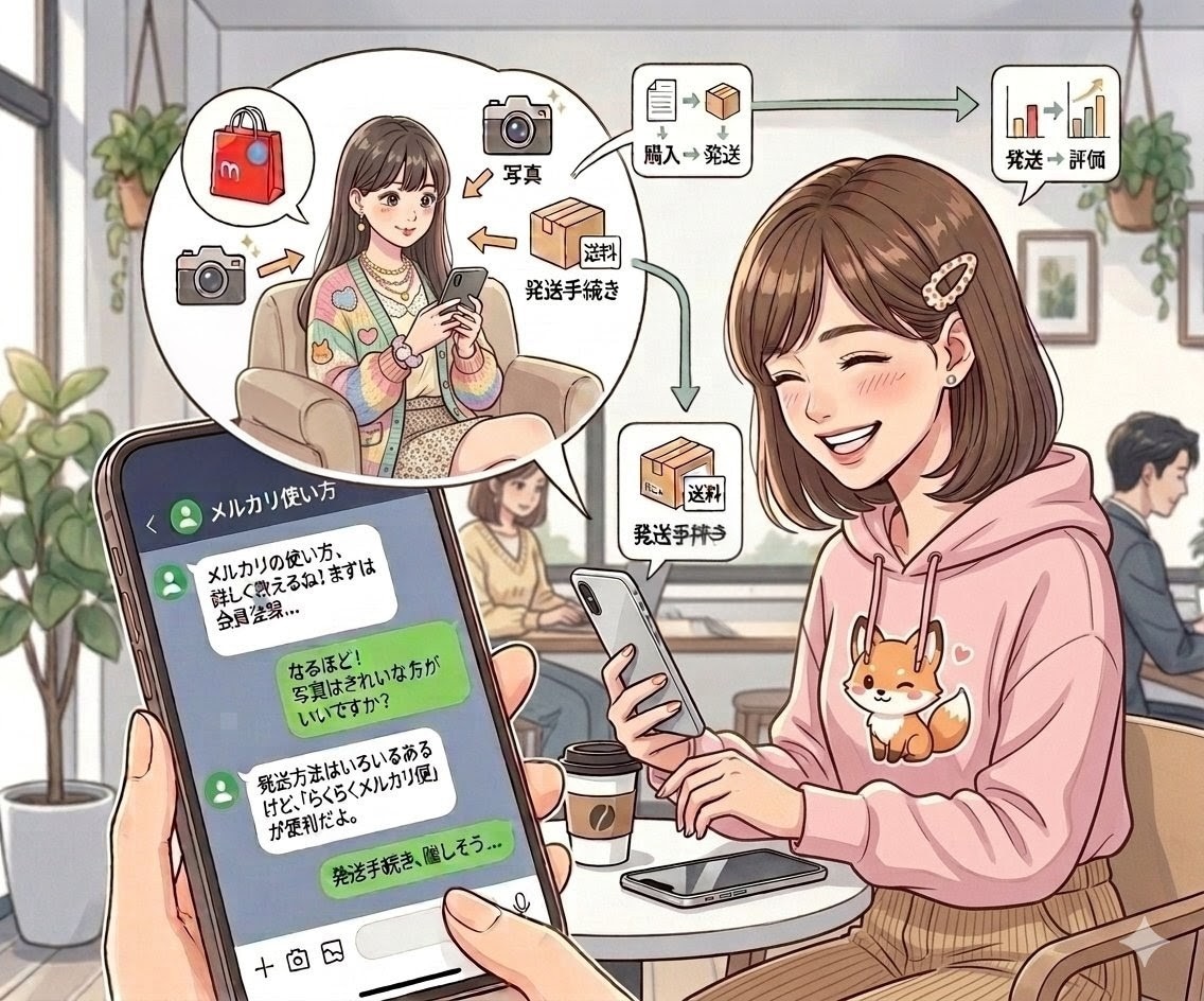 セール中！メルカリでの疑問解決、アドバイスします １週間☆メリカリの評価6000件超の私が教えます♪ イメージ1