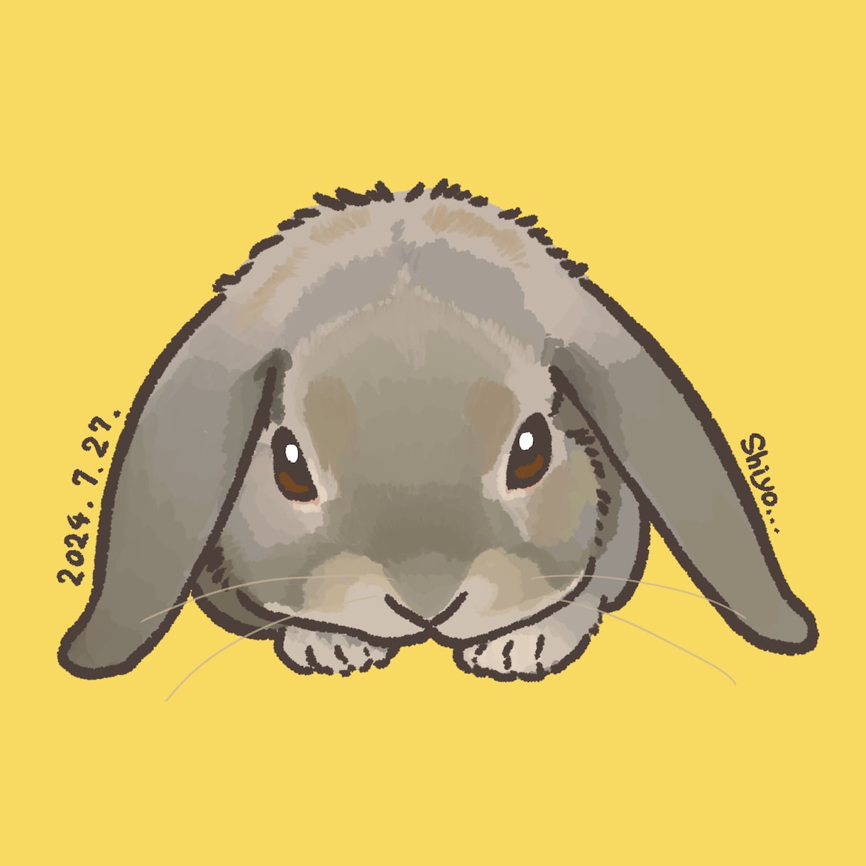 ペットイラストをお描きします SNSアイコンなどに！可愛さをふんわりしたタッチで表現します イメージ6