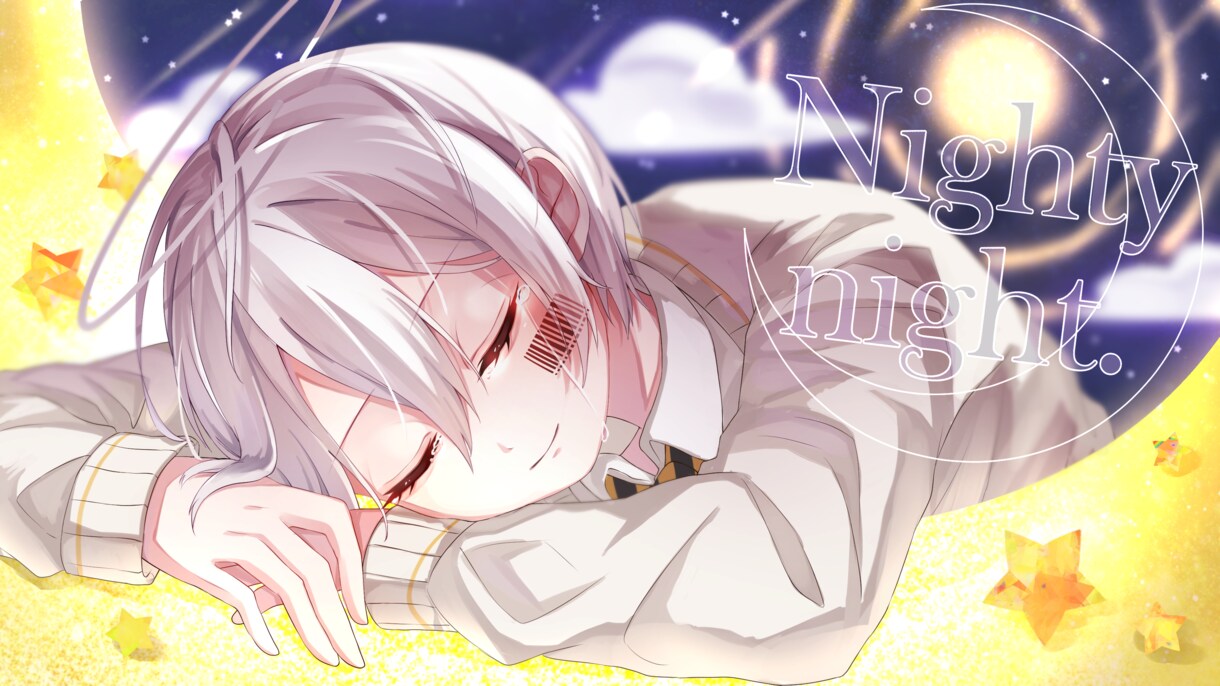SNSのアイコンや歌ってみたサムネイル等描きます 可愛くてキラキラしたイラストが得意です！ イメージ10