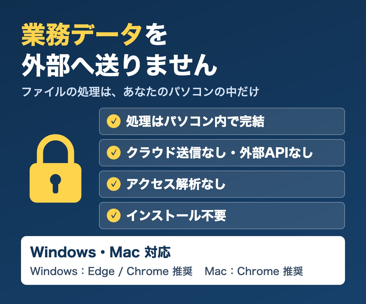 Excel・CSVの定型作業を専用ツール化します 元ファイルと完成形から、ボタン1つの専用ツールへ イメージ5