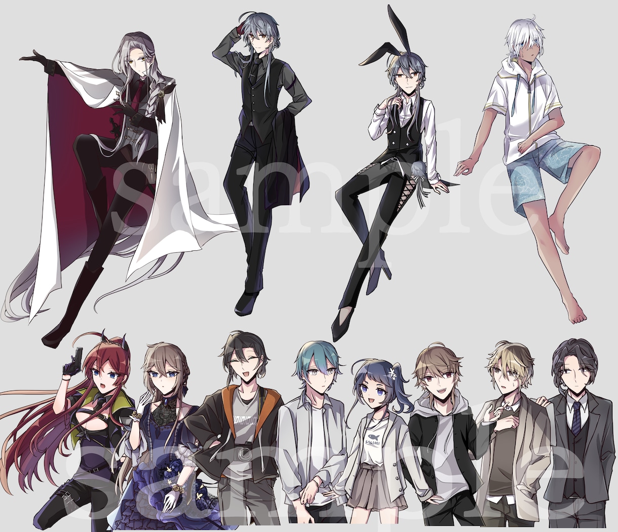 オリジナルキャラクターイラスト制作致します TRPGやゲームの立ち絵、アイコンなどにどうぞ！ イメージ2
