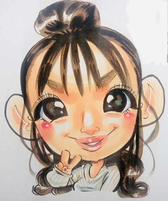 手描き似顔絵をお描きします ★★★★そっくり・可愛い・丁寧な仕上げの似顔絵★★★★ イメージ6