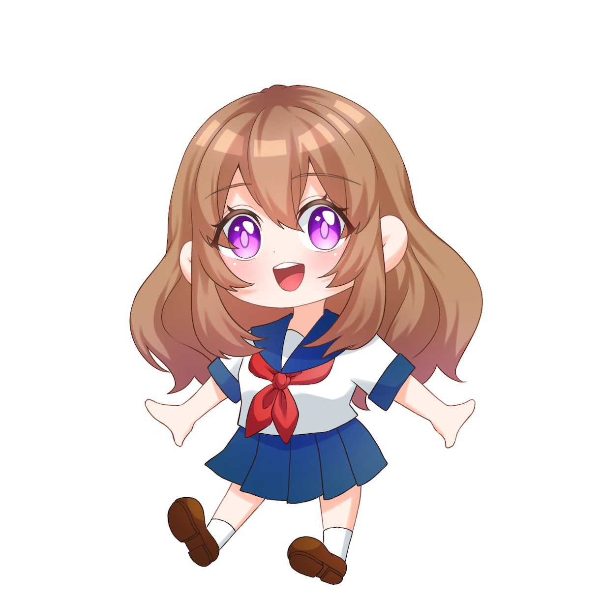 一枚絵やミニキャラ制作します かわいい系から綺麗系まで！ご要望たくさん承ります！ イメージ1