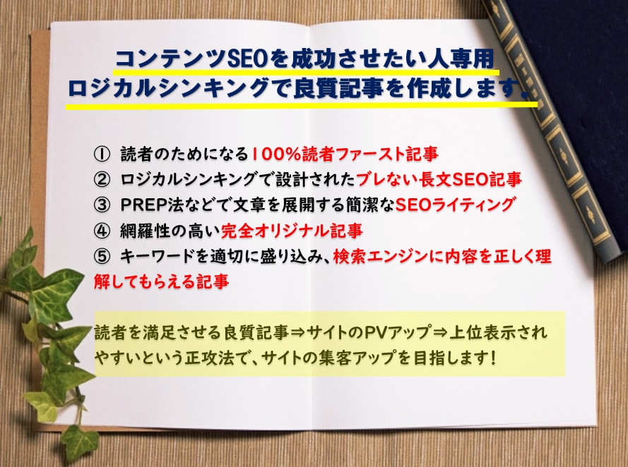 正攻法SEOライティング！5000字記事作成します キーワード数無制限！コンテンツの質を高めるアフターフォロー込 イメージ2