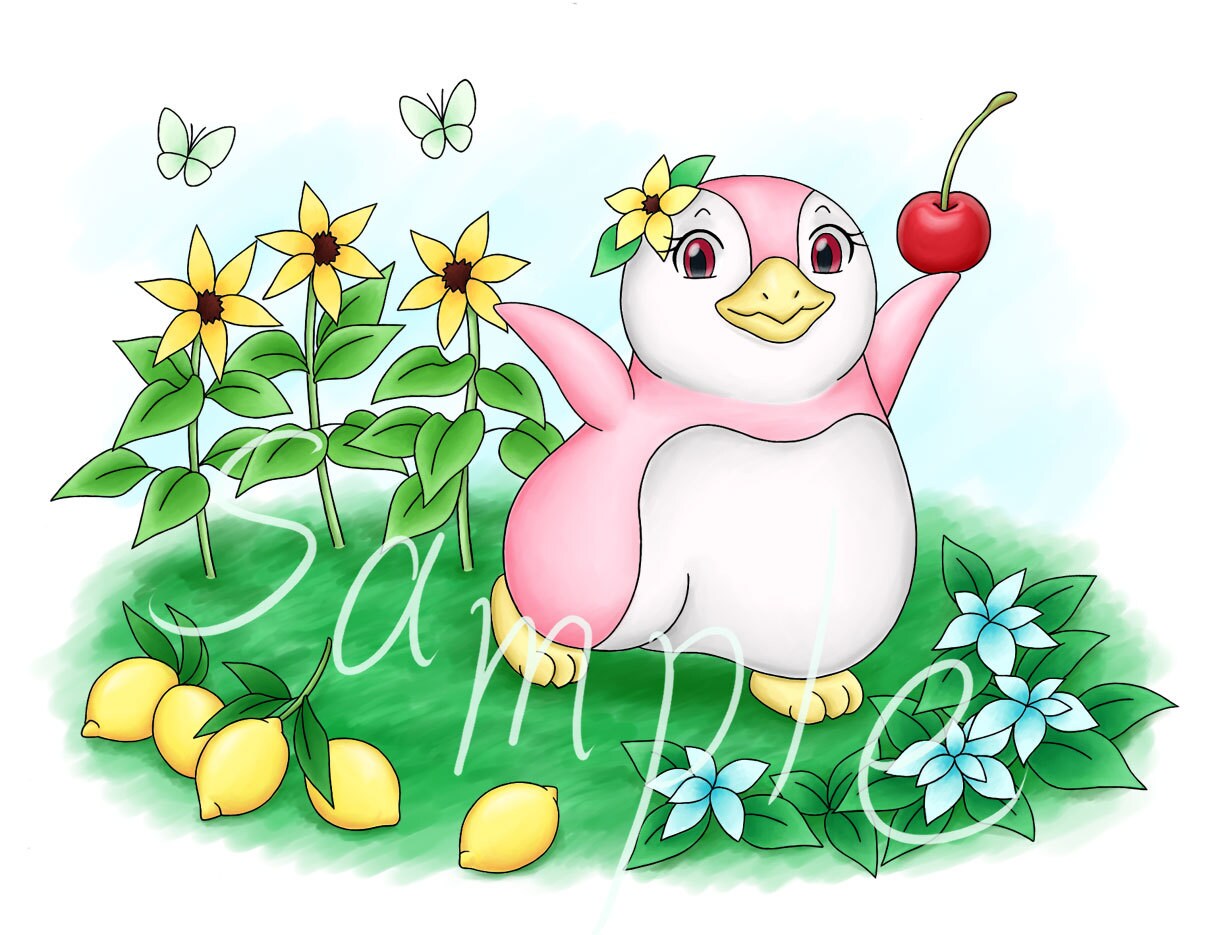 絵本のような温かみのある可愛いキャラクター描きます 動物、海洋生物、虫、空想もの等 幅広いモチーフから承ります イメージ4