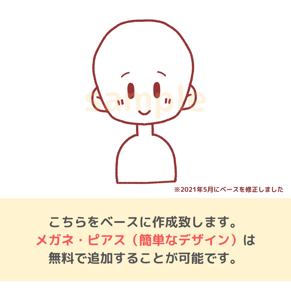 お手頃価格★喜怒哀楽４点セットお描きします 商用OK！シンプルで可愛らしい雰囲気にオススメです♪ イメージ2