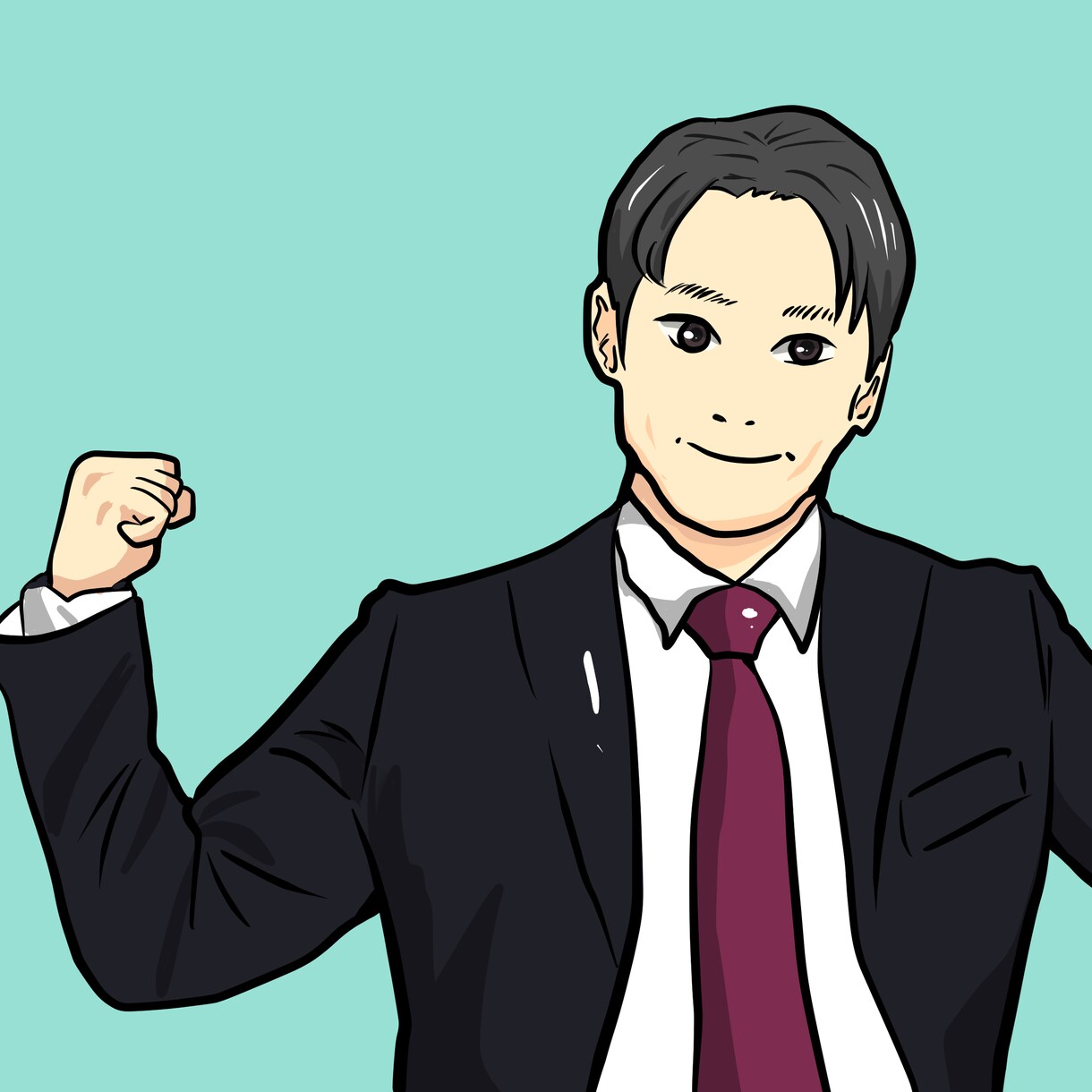 スタイリッシュな似顔絵・アイコン描きます ビジネス用のSNS運用にオススメです！ イメージ4