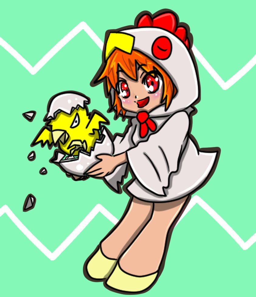 パッと目を引く！ポップで可愛いミニキャラ作ります アイコン・配信用立ち絵・live2D用などに！商用利用可！ イメージ5