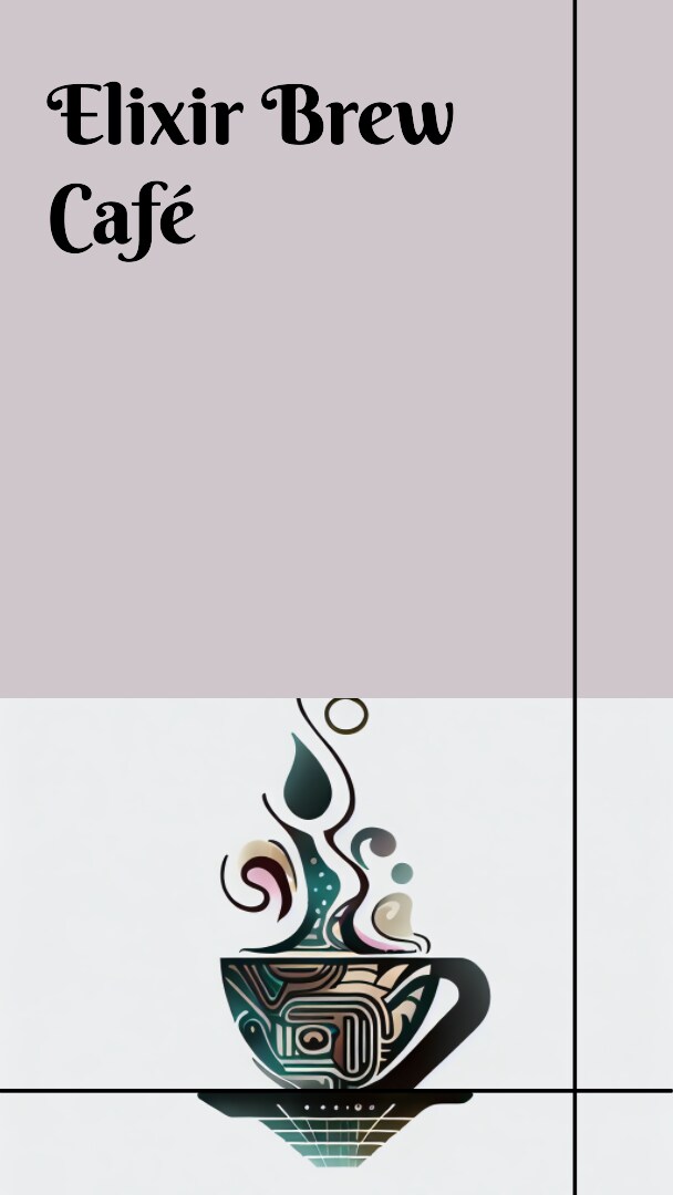 現代的ロゴマーク①ます モダンなコーヒーマグカップのデザイン イメージ1