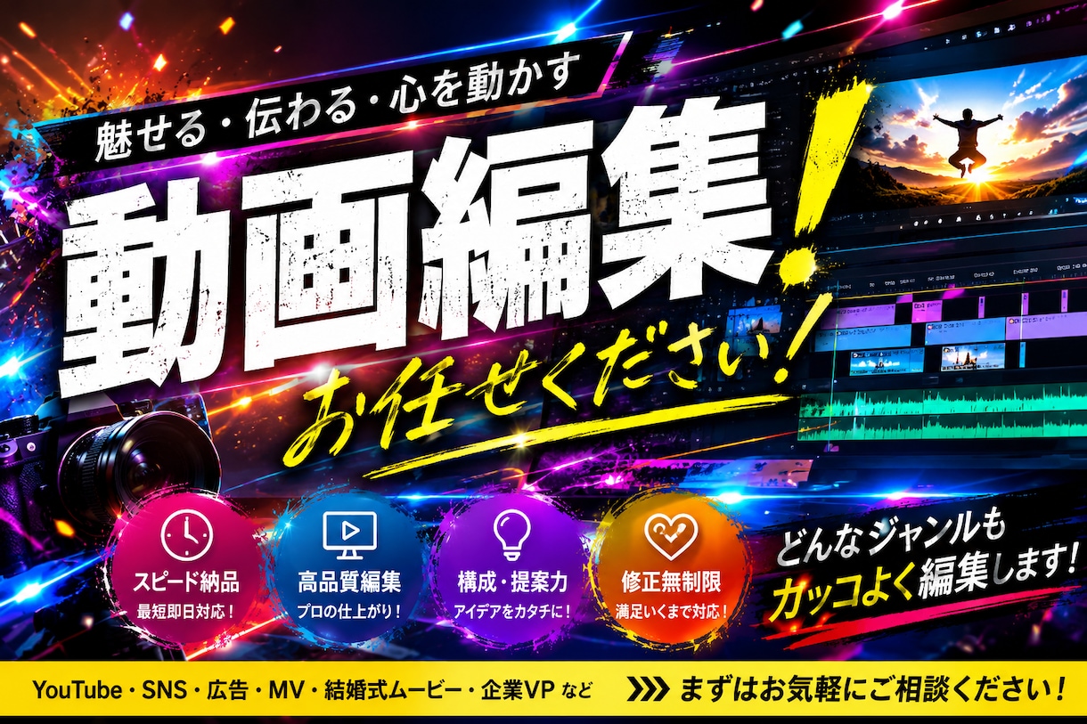 お客様の希望通りの物を作らせて頂きます 経験がある現役デザイナーが編集します イメージ1