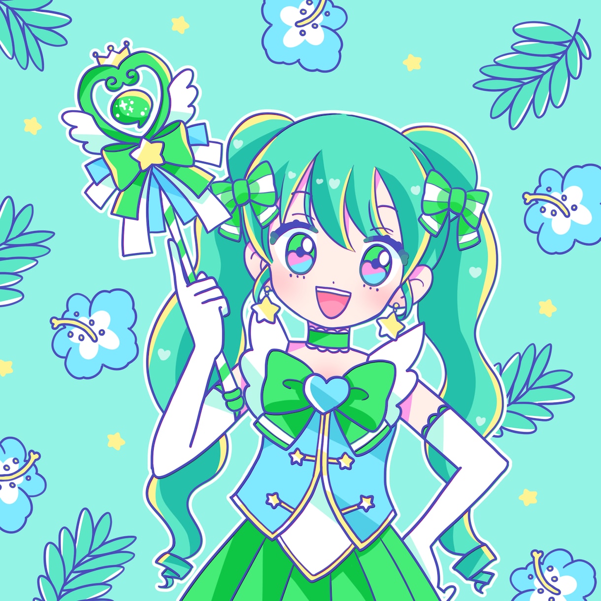 かわいい女の子や男の子のイラスト制作します SNS用画像/アイコン/配信活動/似顔絵などに イメージ6