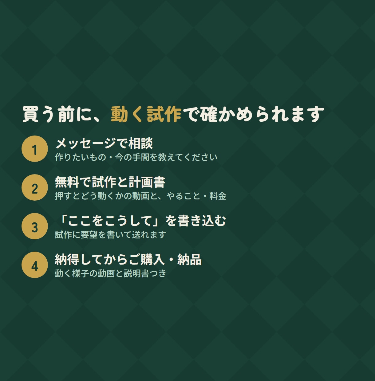 ご要望しだいで、どんなシステムでも作ります 購入前に無料で動く試作をお見せします｜10,000円〜 イメージ2