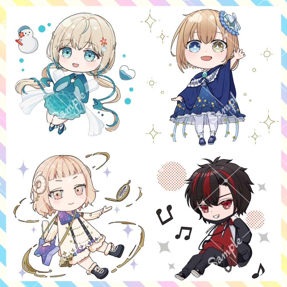 ミニキャラ・SDイラスト描きます 可愛いSDイラストに仕上げます イメージ1