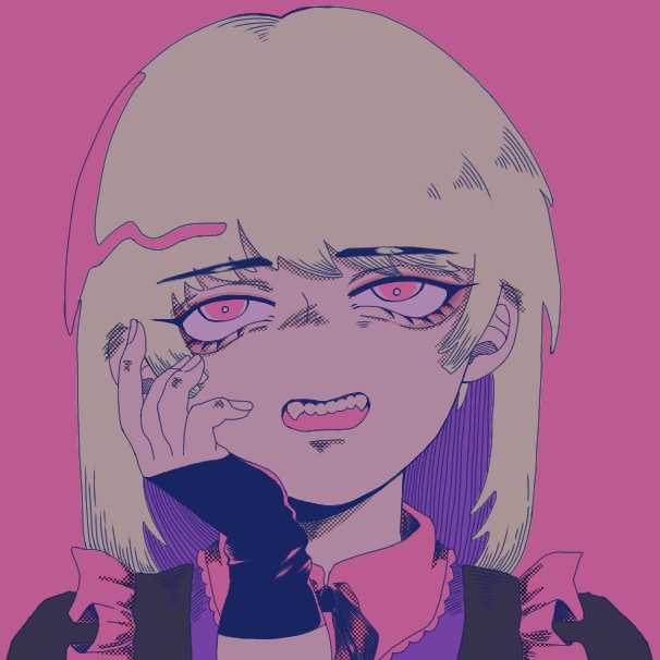 闇を感じるアイコン作成します ちょっとレトロで、暗い、闇を感じるイラストを描かせて頂きます イメージ1